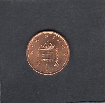 Beschrijving: 1 Penny ELIZABETH II  